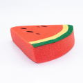 2019 soft watermelon-shaped bath sponge for body